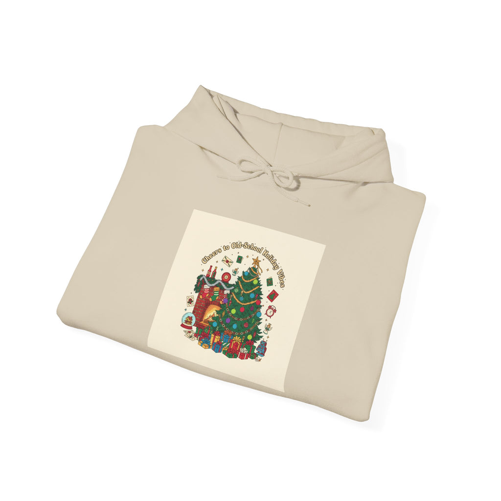 Retro Christmas Tree Hoodie | vintage holiday print, 90s holiday nostalgia