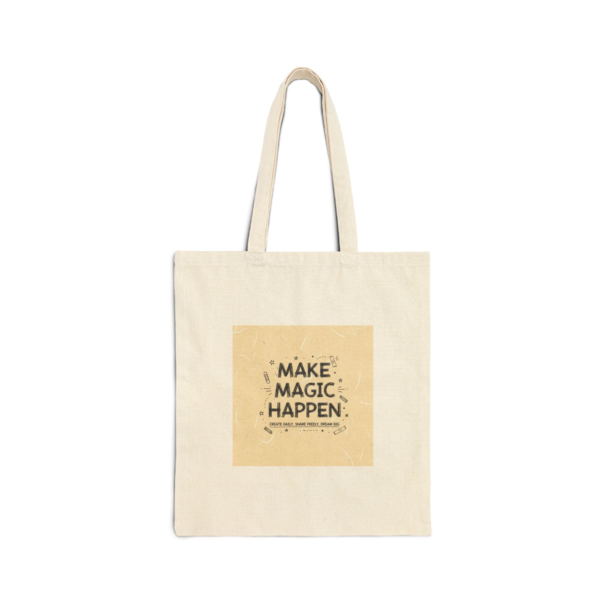 Cotton Canvas Tote Bag