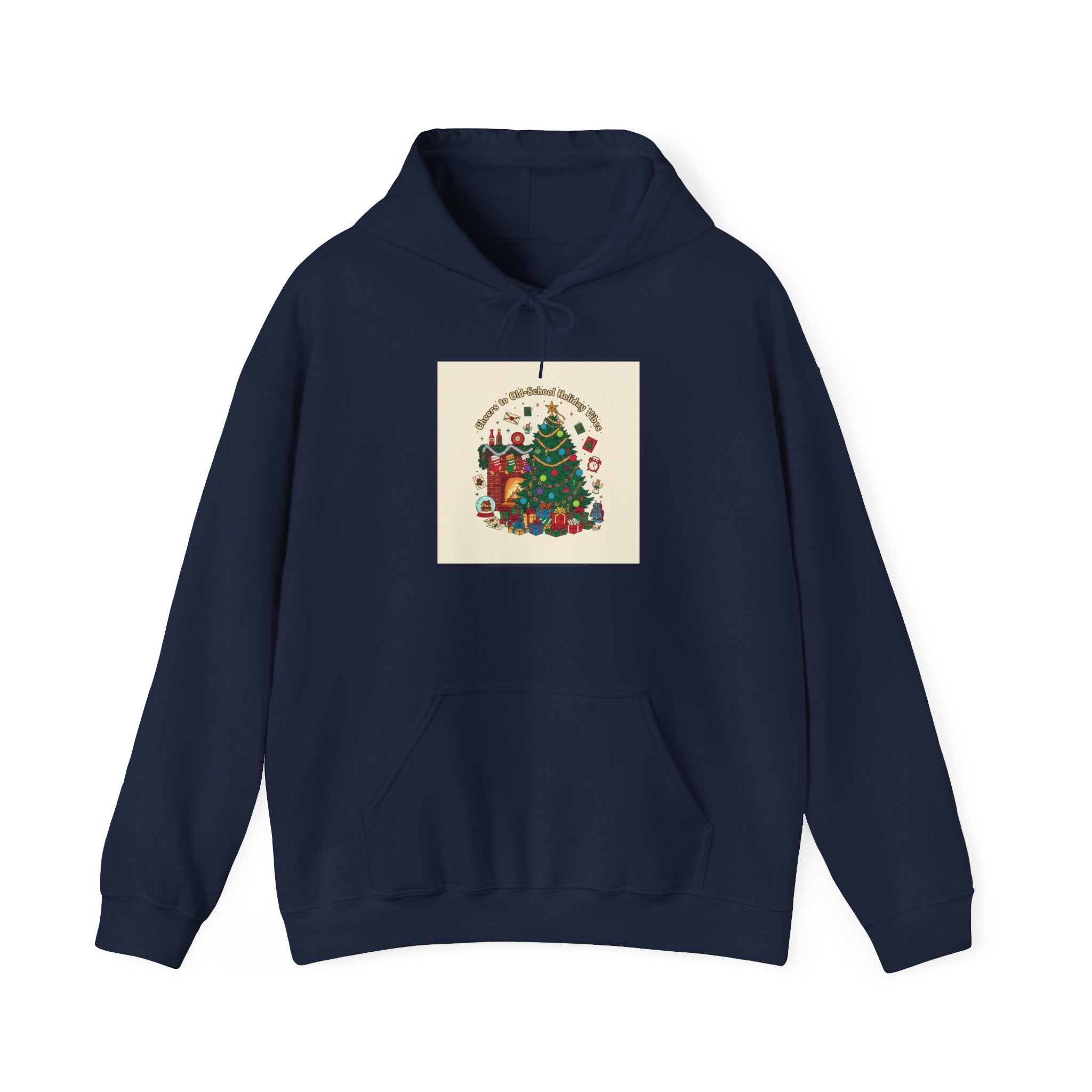 Retro Christmas Tree Hoodie | vintage holiday print, 90s holiday nostalgia