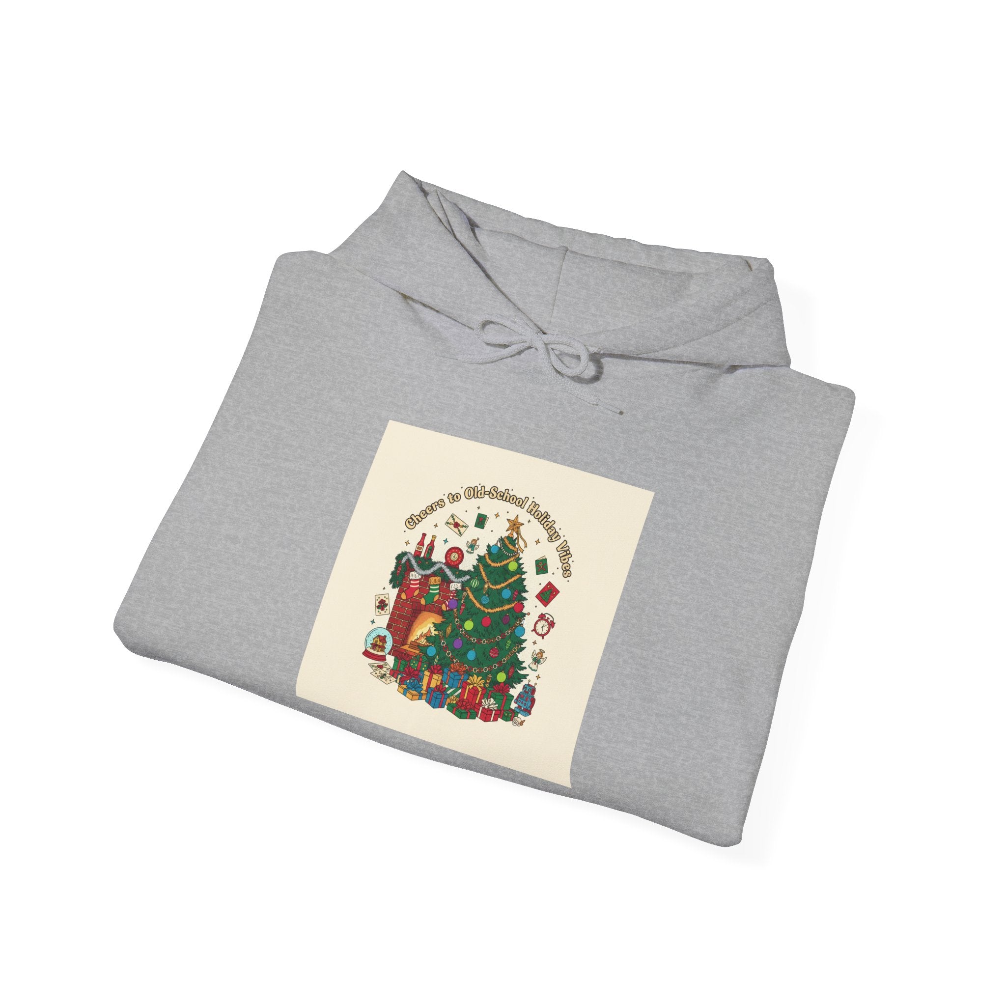 Retro Christmas Tree Hoodie | vintage holiday print, 90s holiday nostalgia