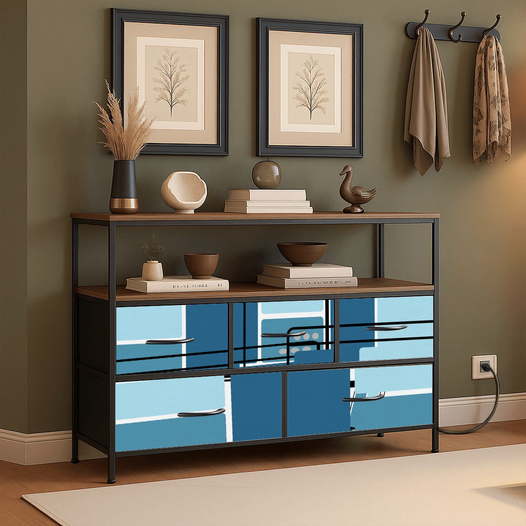 5-Drawer TV Stand Dresser