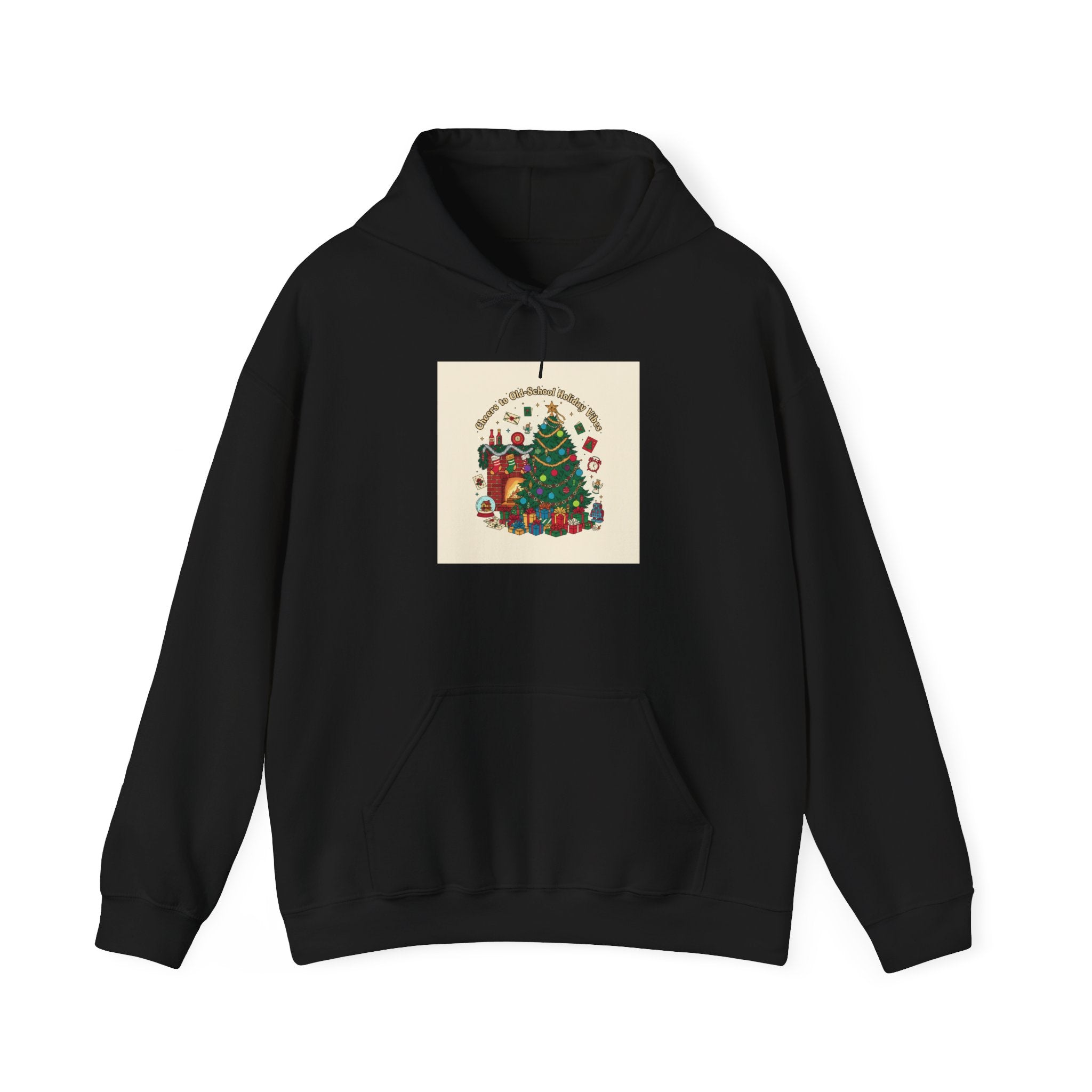 Retro Christmas Tree Hoodie | vintage holiday print, 90s holiday nostalgia