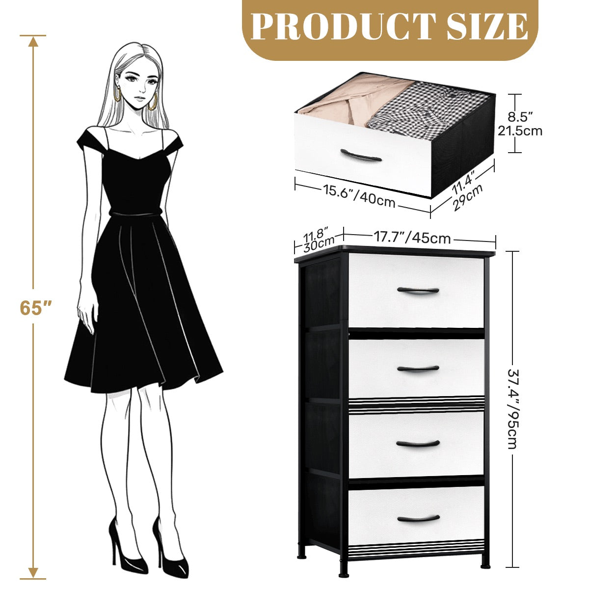 4-Drawer Dresser  in your room ( made in US