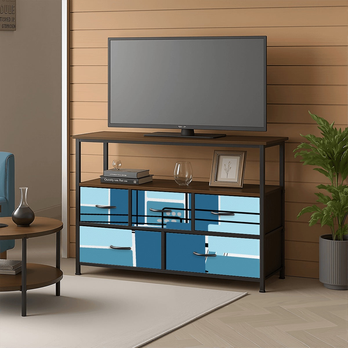 5-Drawer TV Stand Dresser