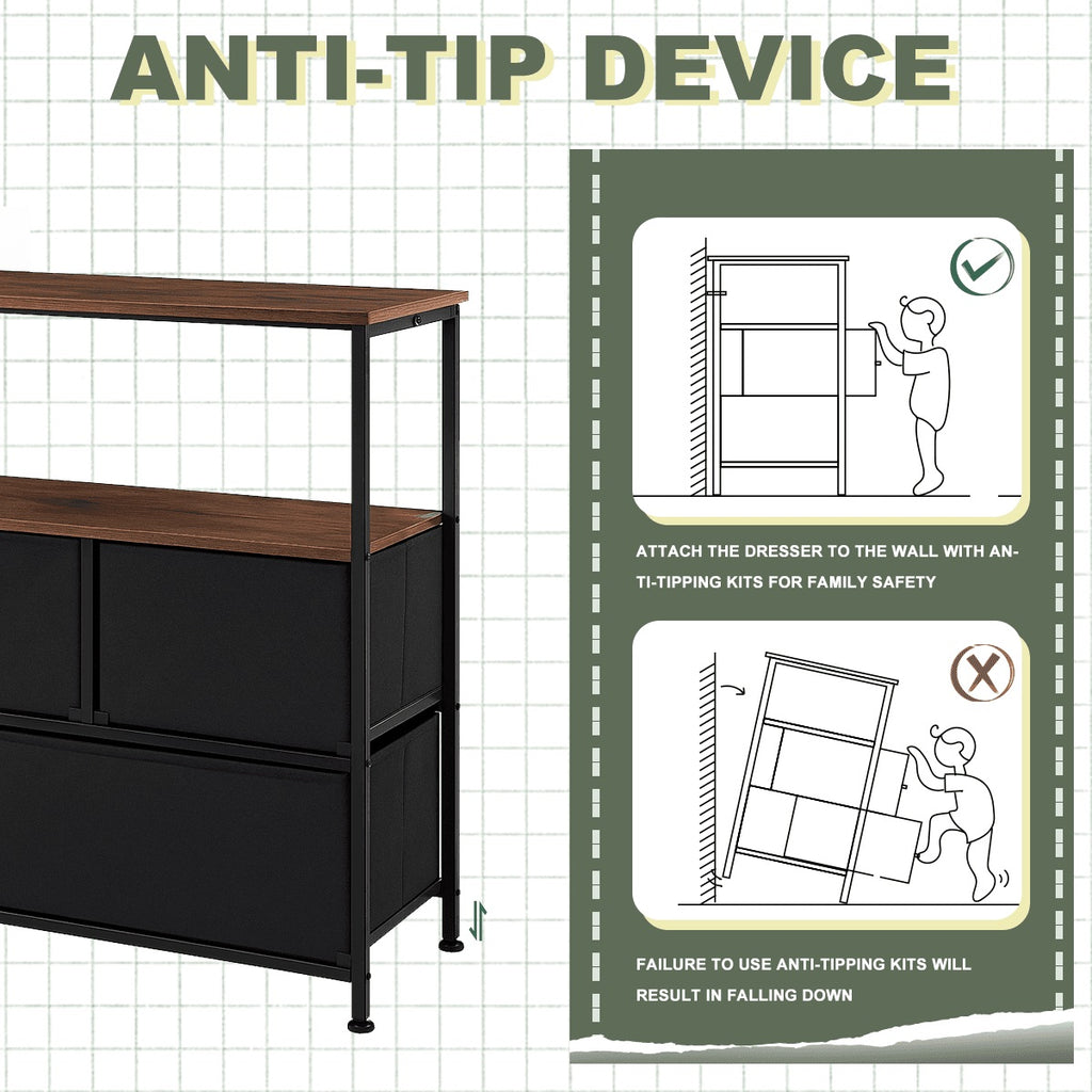 5-Drawer TV Stand Dresser